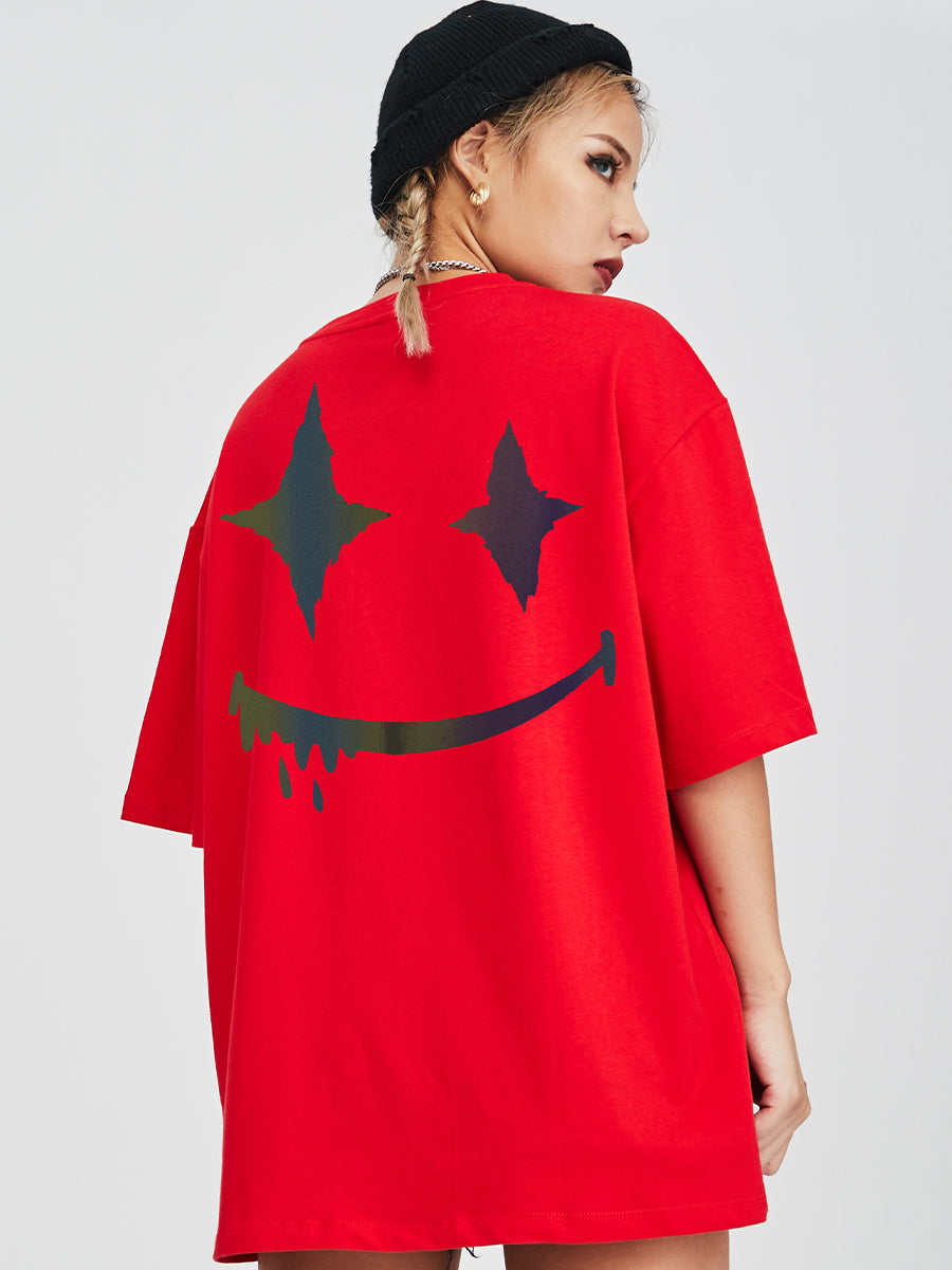 Loose Plus Size Round Neck T-Shirt Short Sleeve Top