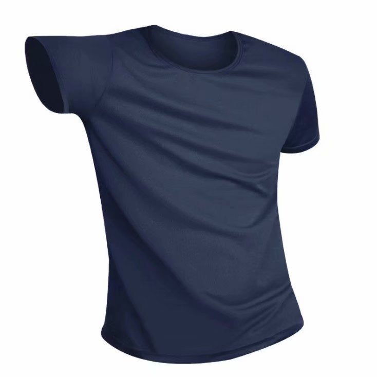 Men's Antifouling Round Neck Short Sleeved Sweatshirt