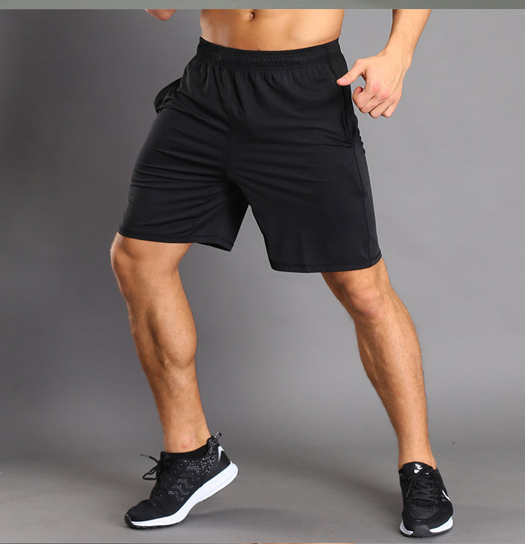 Sports Running Shorts Fitness Training Elastic Lace Shorts