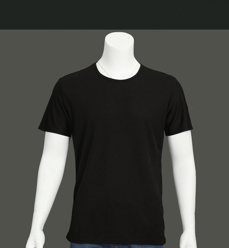 Men's Antifouling Round Neck Short Sleeved Sweatshirt