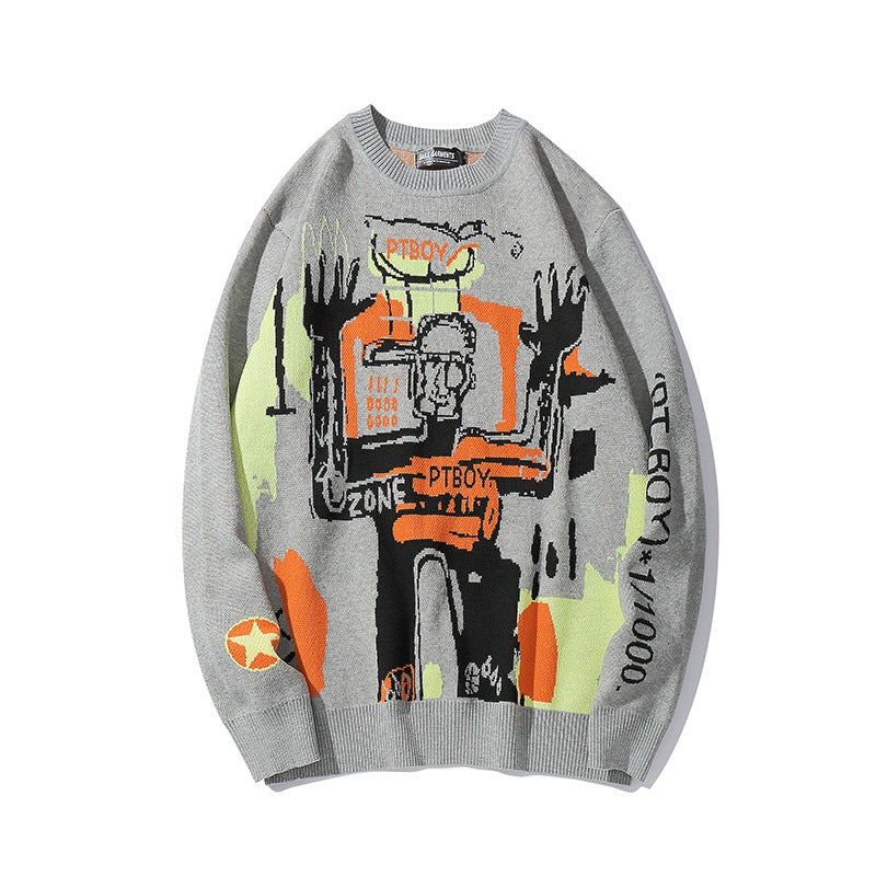 Graffiti Loose Sweater