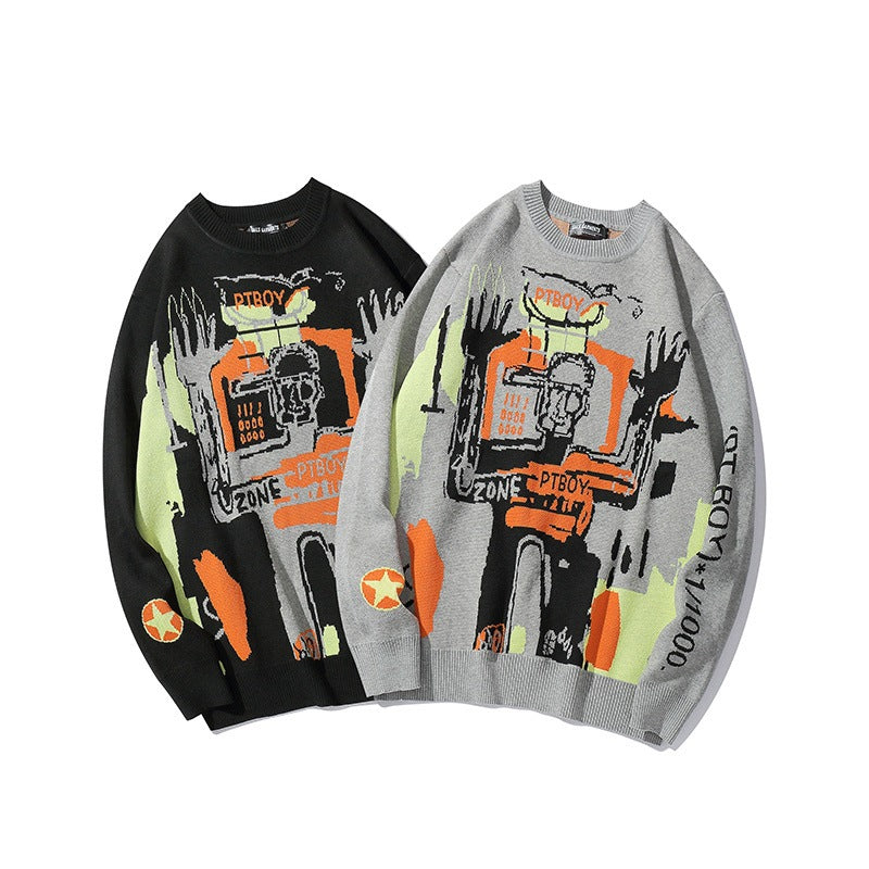 Graffiti Loose Sweater