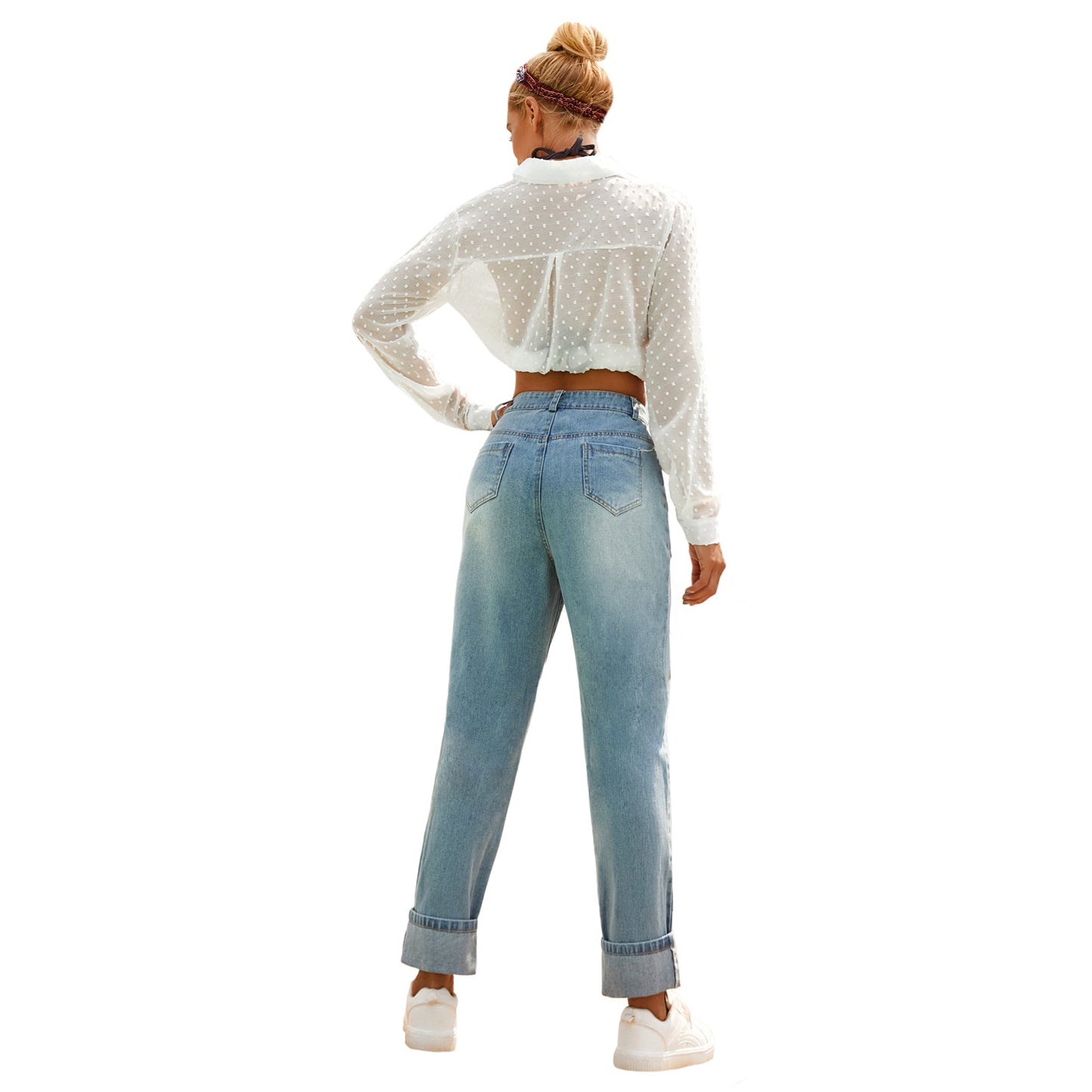 High waist jeans