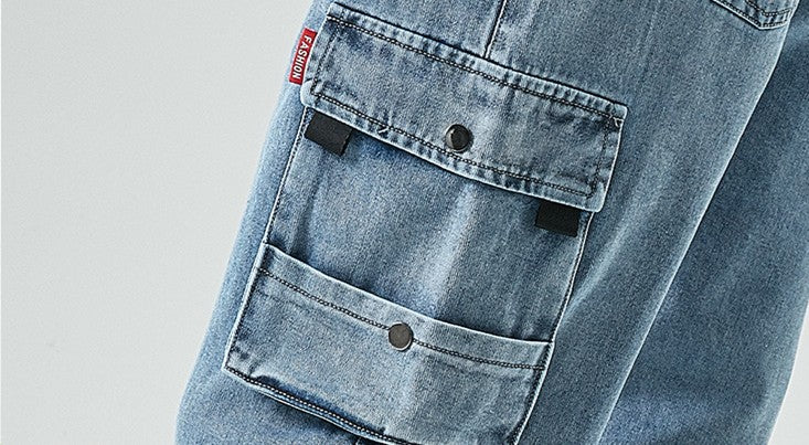 Men's Denim Trendy Trousers Trendy Fashion