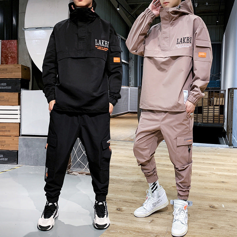 Two-piece men's sweater sportswear