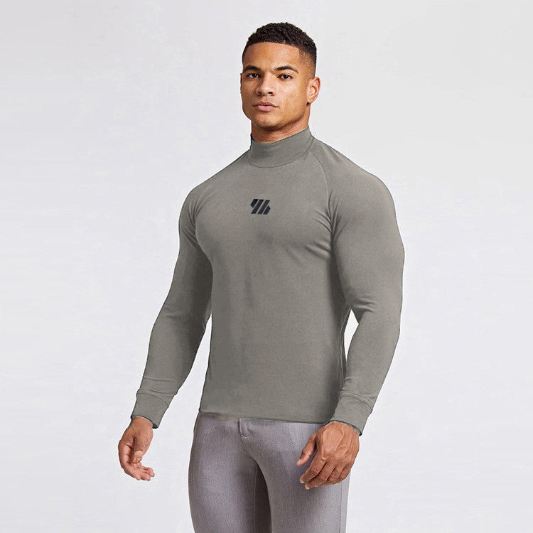 Fitness Long Sleeved Quick Drying Clothes Men's Sports T Shirts Running Training Clothes