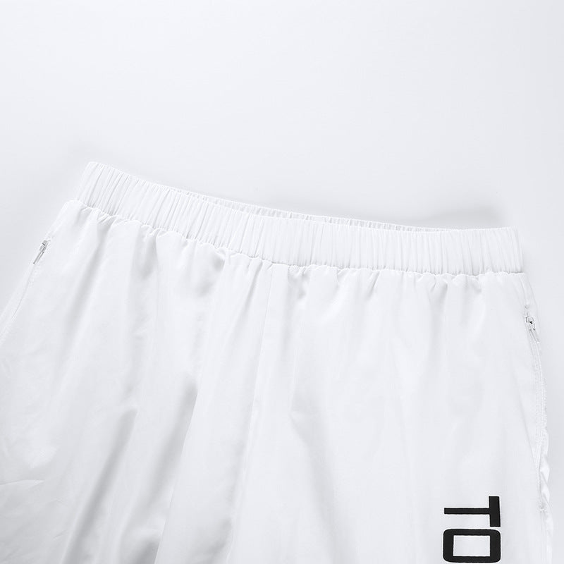 Printed letters hip-hop high waist casual track pants