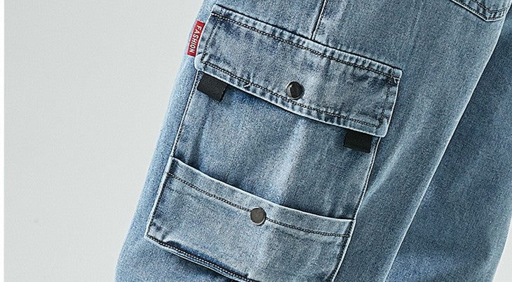 Men's Denim Trendy Trousers Trendy Fashion