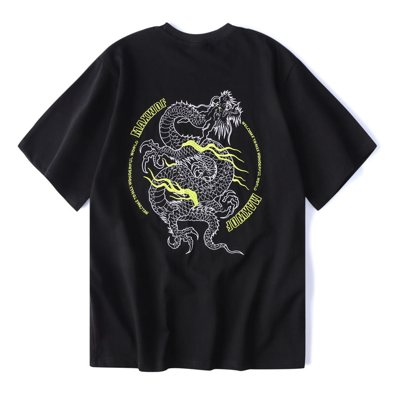 Chinese style embroidery short sleeves