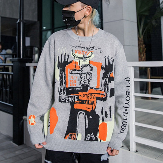 Graffiti Loose Sweater