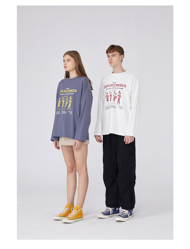 Hong Kong style youth literary long sleeve