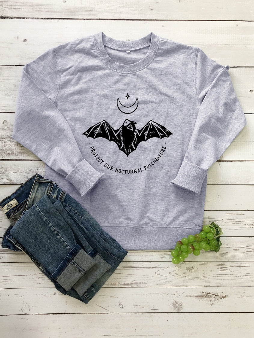 PROTECT OUR NIGHTLY PENDER Sweatshirt Funny Moon Star Graphic Hoodies 100% Cotton Protect Grunge Jumper Quote Art Outfits