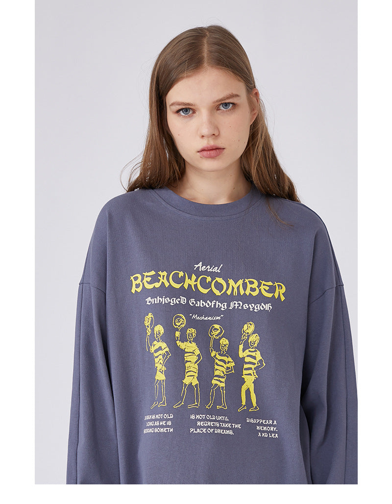 Hong Kong style youth literary long sleeve