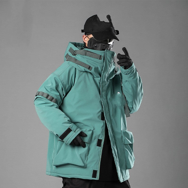 Functional Windfish Mouth Hat Cotton Coat