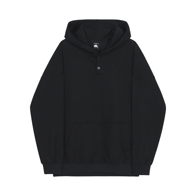 Sweater Men's Hooded Fall Solid Color Hoodie Loose Student Shirt