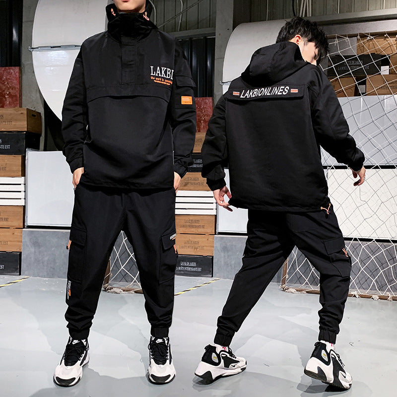 Two-piece men's sweater sportswear