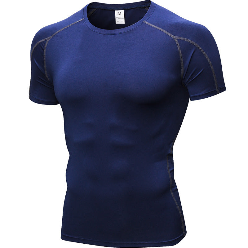 Men's PRO Tight Short Sleeve Fitness Exercise