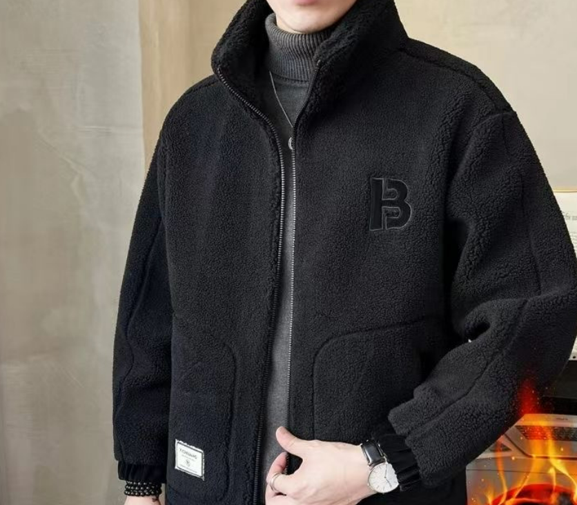 Lamb Wool Coat For Men Autumn And Winter