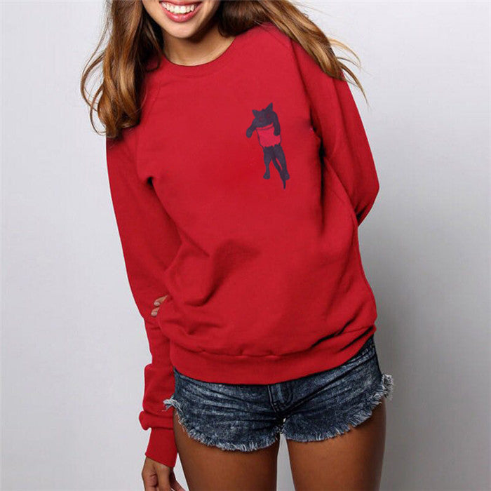 Autumn Pocket Cat Fashion Sweater For Women