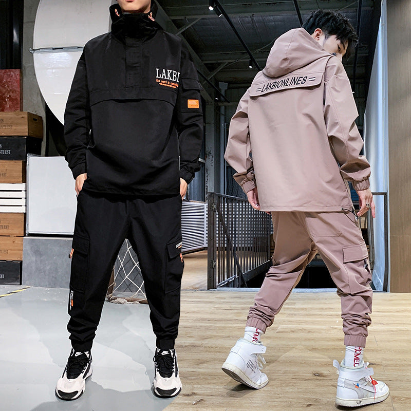 Two-piece men's sweater sportswear