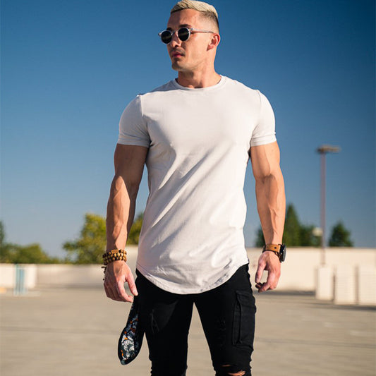 Men's Sports Casual Running Cotton Short-sleeved T-shirt