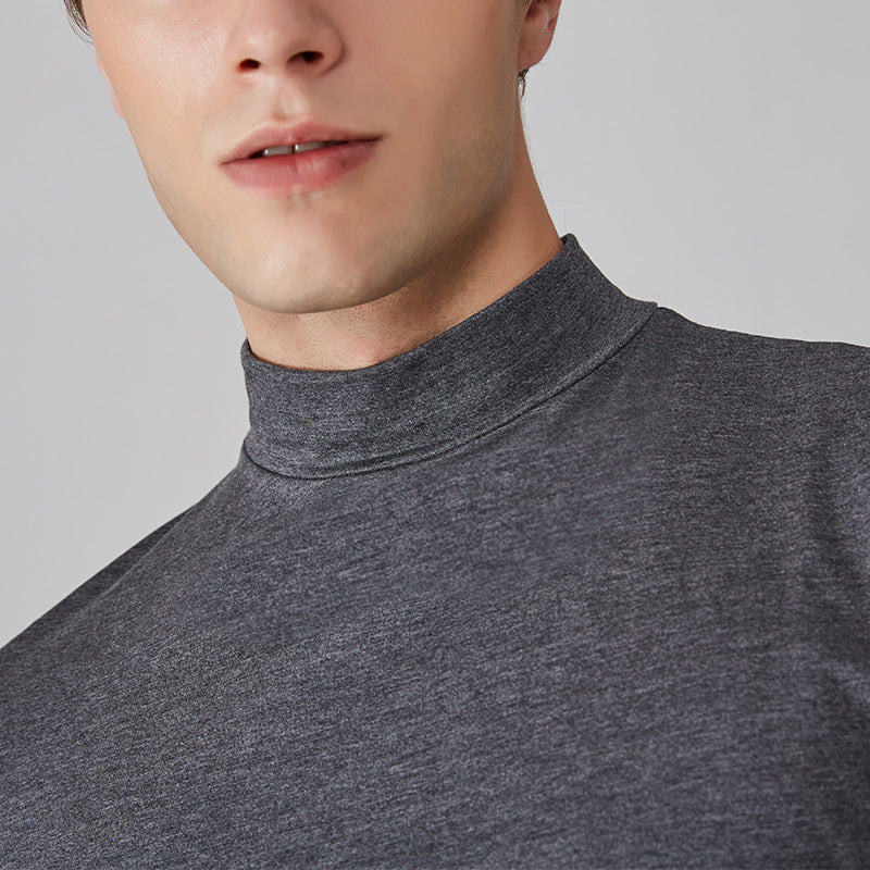 Men's Small Turtleneck Half Sleeve Bottoming Shirt