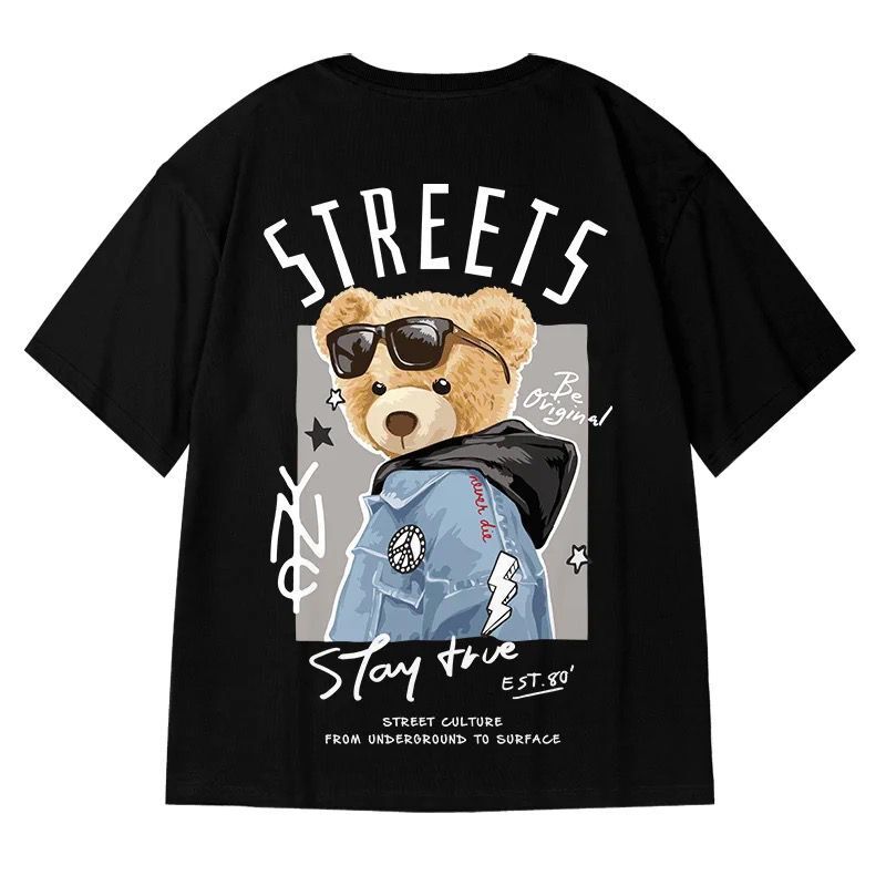 Street Hip-hop Short-sleeved T-shirt Men's Summer