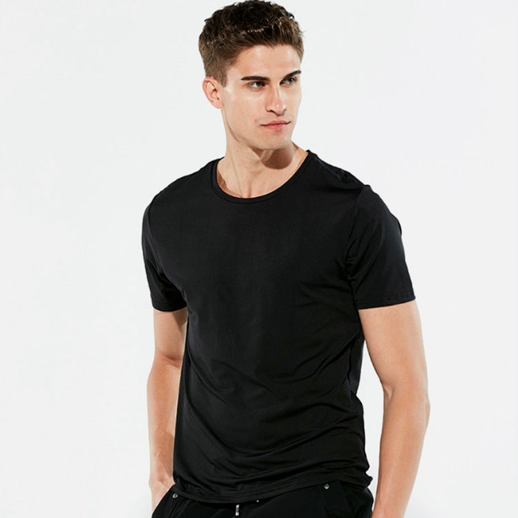 Men's Antifouling Round Neck Short Sleeved Sweatshirt