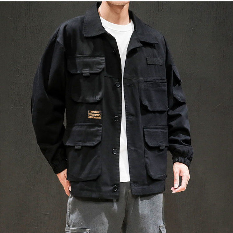 Men's Tooling Functional New Loose Retro Jacket