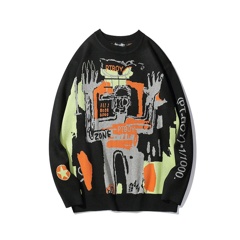 Graffiti Loose Sweater