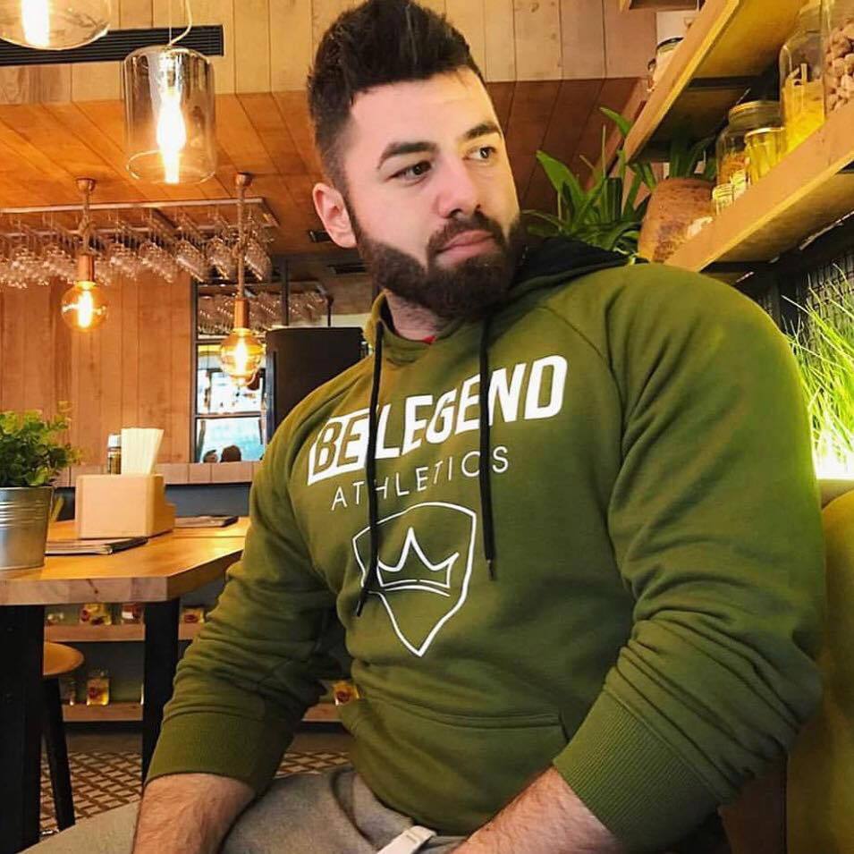 Autumn Sports Sweater Running Fitness Pullover Men's