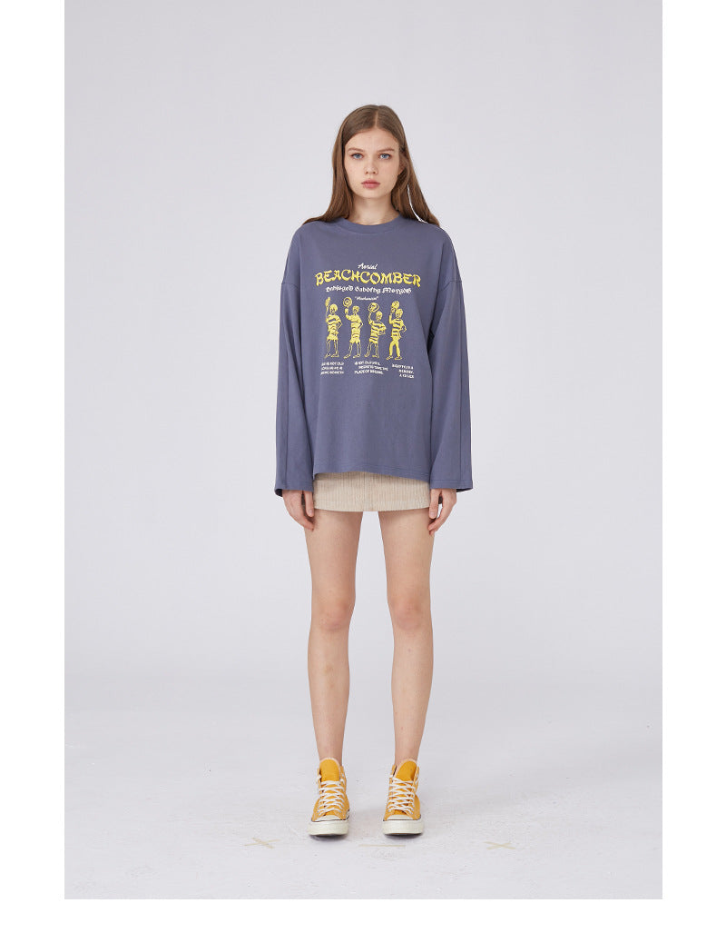 Hong Kong style youth literary long sleeve