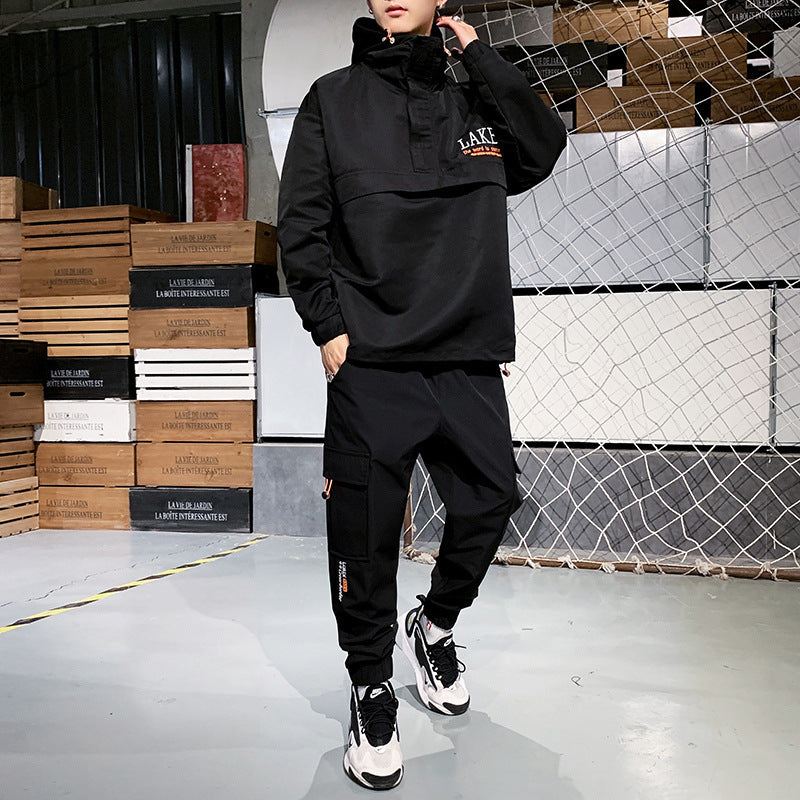 Two-piece men's sweater sportswear