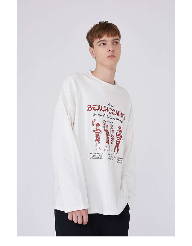 Hong Kong style youth literary long sleeve