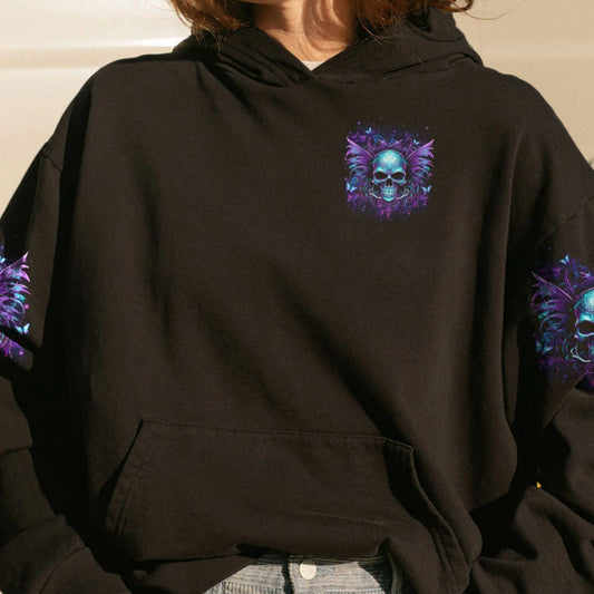 Women's Printed European And American Velvet Hooded Sweater