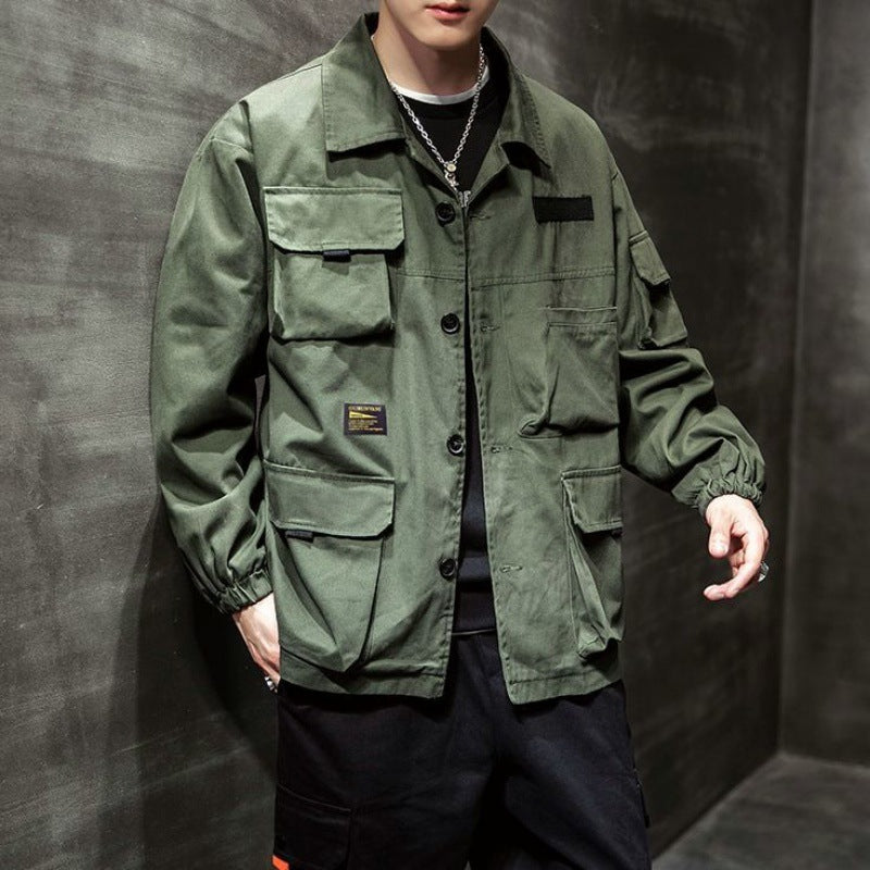 Men's Tooling Functional New Loose Retro Jacket