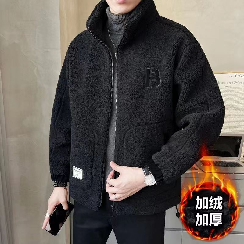 Lamb Wool Coat For Men Autumn And Winter