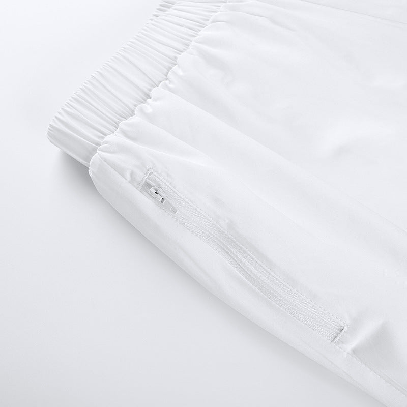 Printed letters hip-hop high waist casual track pants