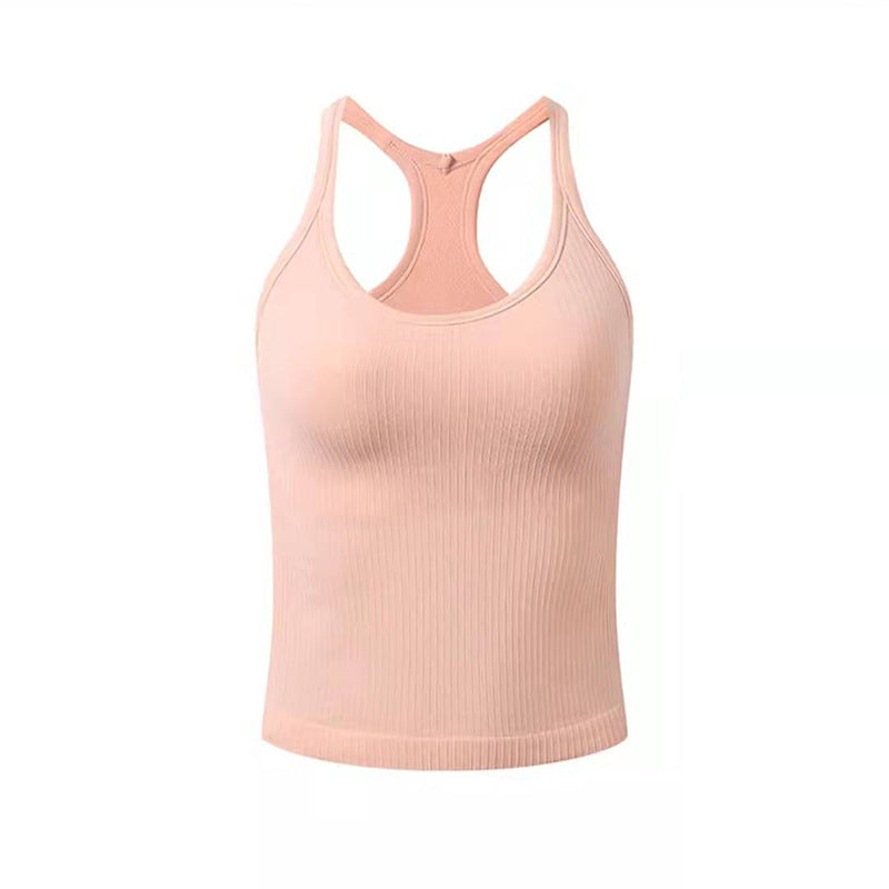 Women's Fashion I-shaped Yoga Clothes Thread Breathable Vest