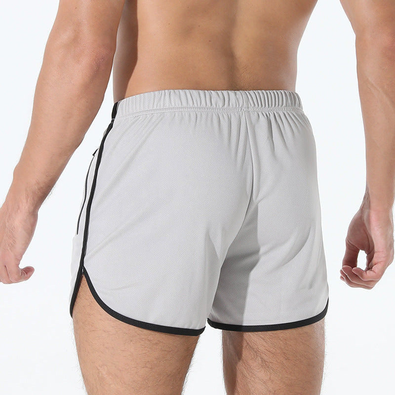 Men's Fashion Quick-drying Workout Zipper Pocket Shorts