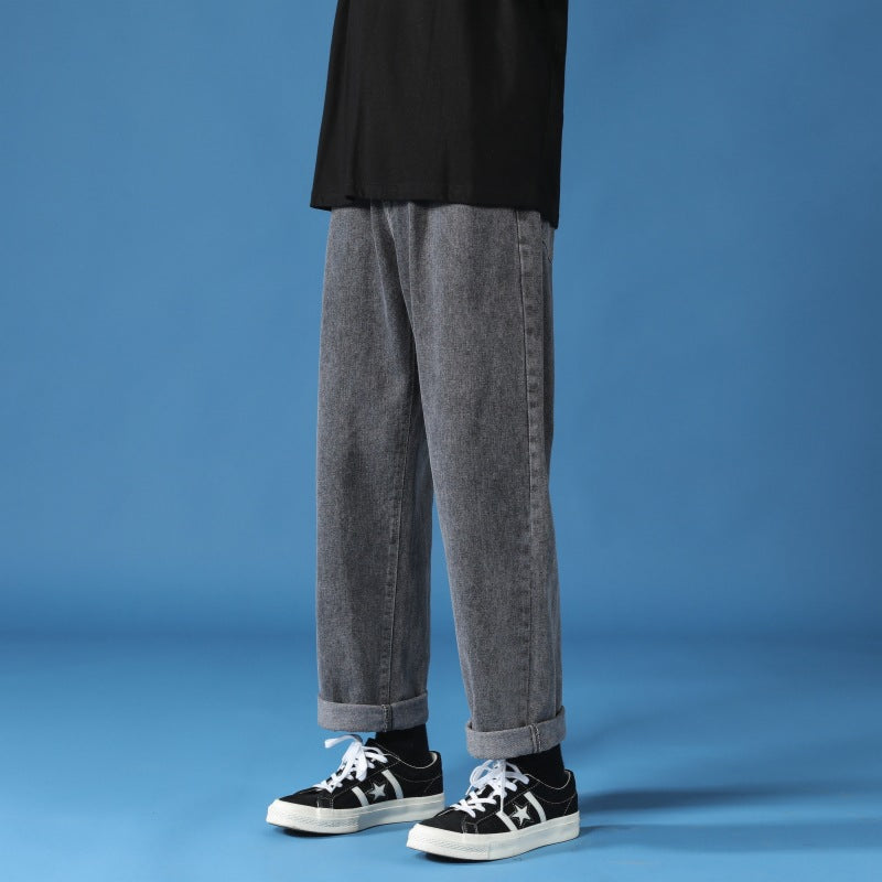 Jeans Men's Baggy Straight Trousers