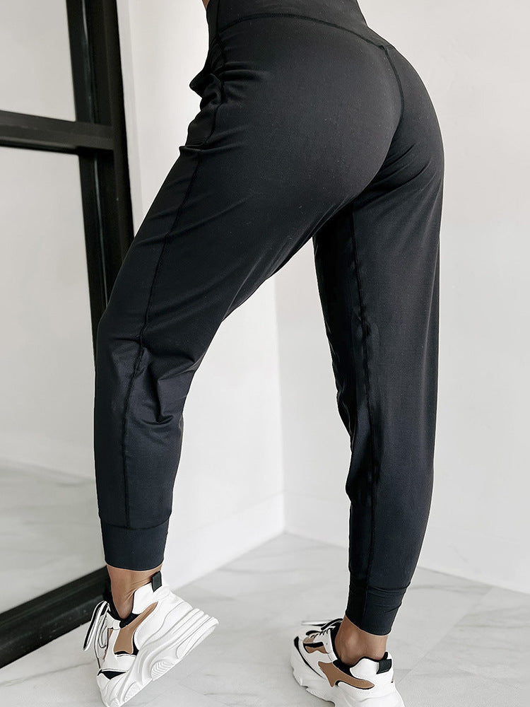 Fall High Waist Ankle-tied Women's Casual Pants