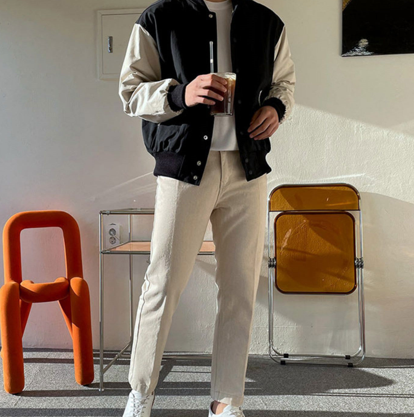 Baseball Jacket Loose And Versatile