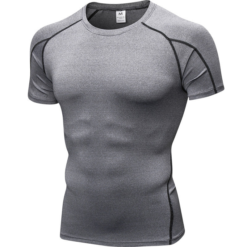 Men's PRO Tight Short Sleeve Fitness Exercise