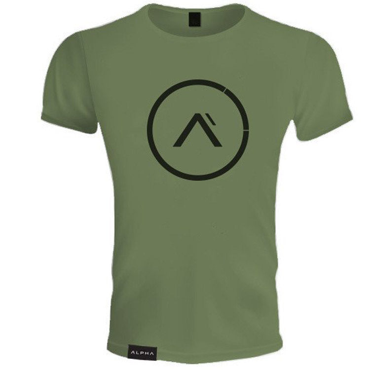 Muscle Workout Running Training Stretch Cotton Short-sleeved T-shirt