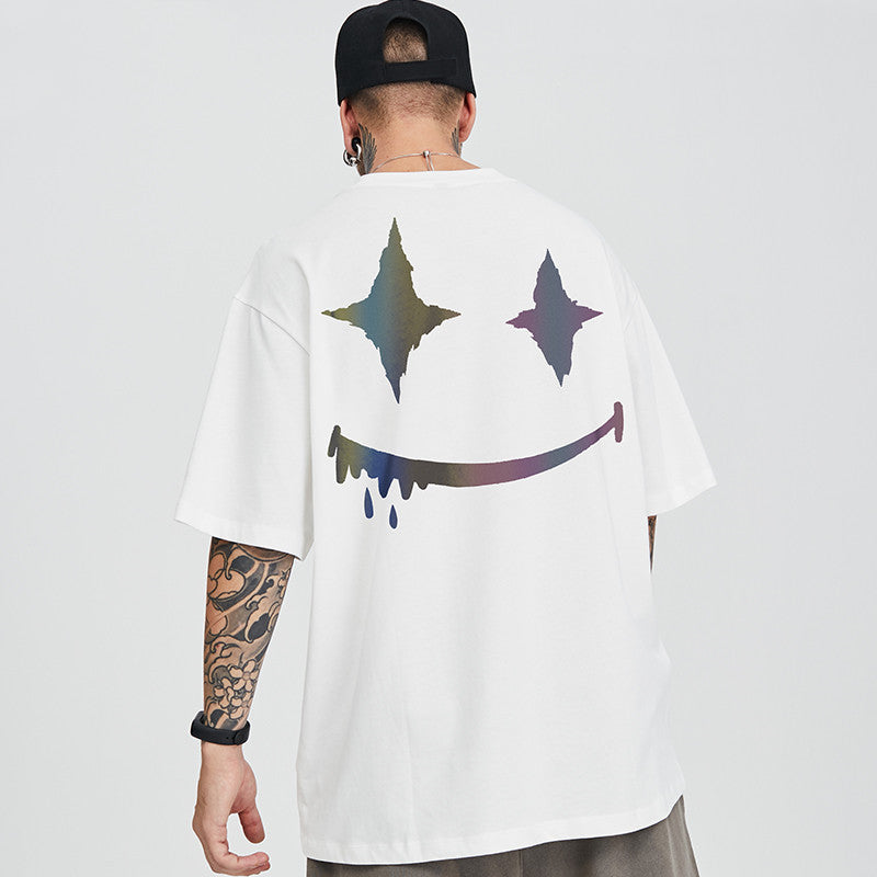 Loose Plus Size Round Neck T-Shirt Short Sleeve Top