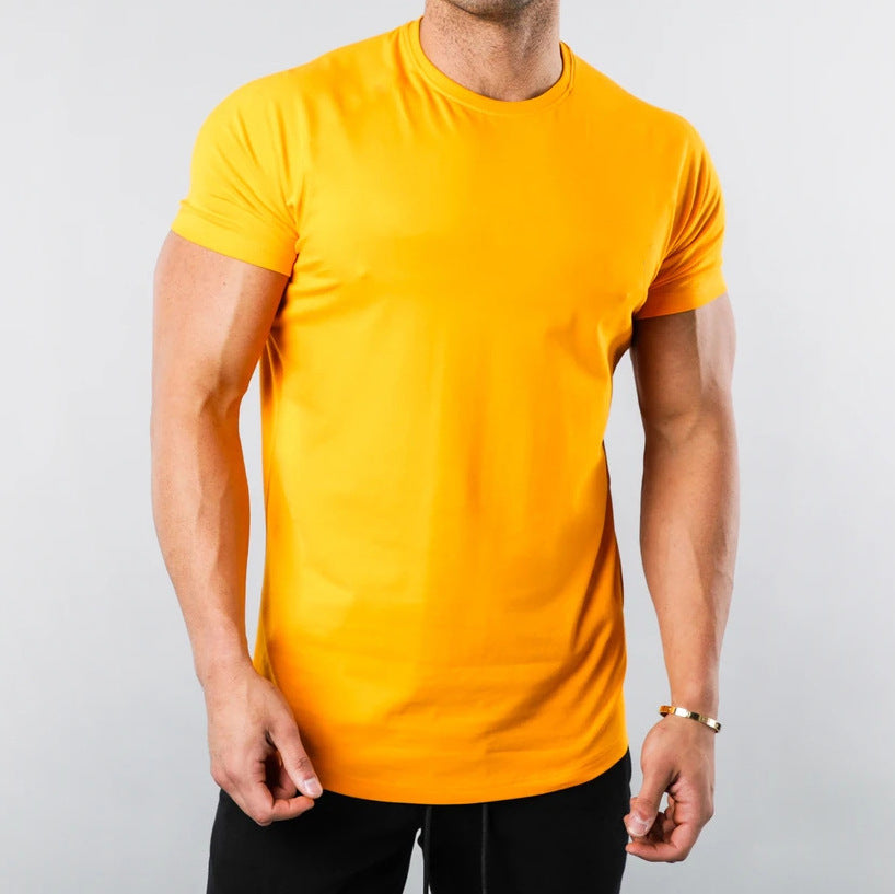 Men's Sports Casual Running Cotton Short-sleeved T-shirt