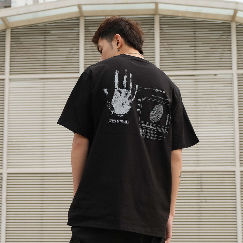 Five-point Sleeve Fashion All-match Men's Black