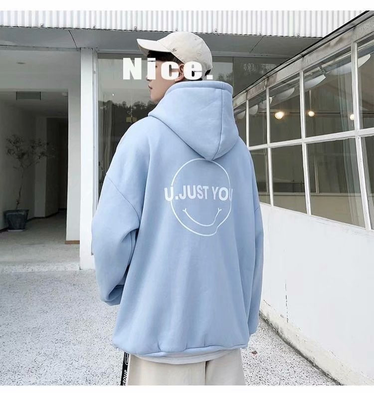 Men's Hooded Trendy Loose Casual Hoodie Sweater