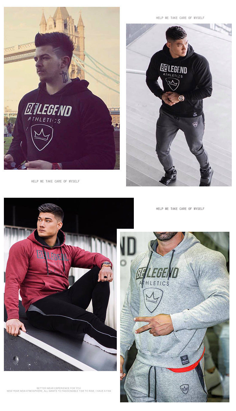 Autumn Sports Sweater Running Fitness Pullover Men's